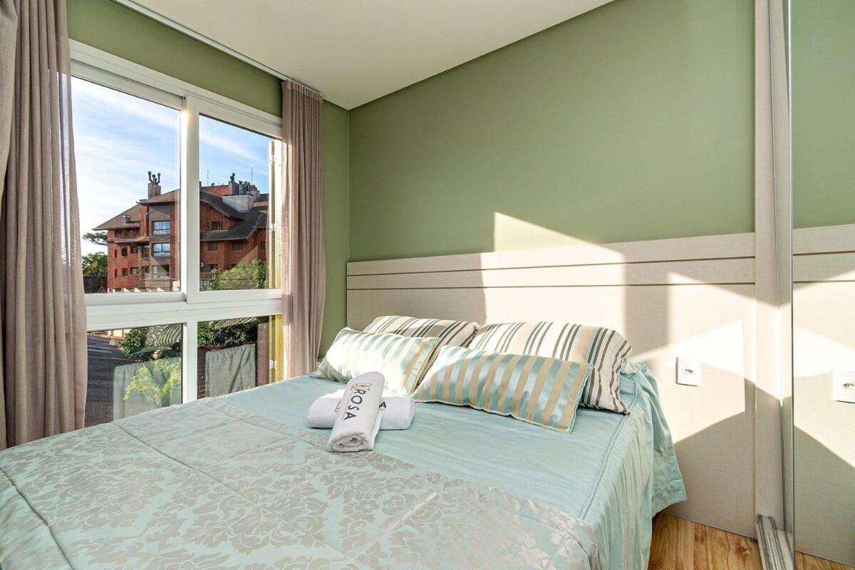 Rosa Edificio Giovani Pizetta Apartment Gramado Luaran gambar